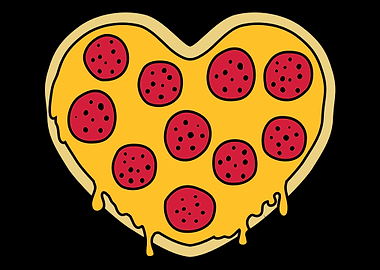 Pizza heart