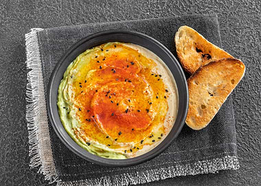 Guacamole and hummus