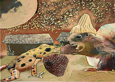 Sharing a Strawberry