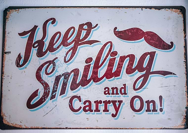 Keep going with a smile