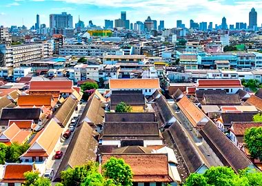 Panoramic view from the Go