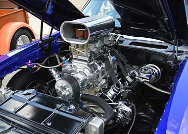 Mounted Turbo engine
