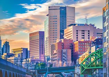 Akihabara Zone Urban Scene