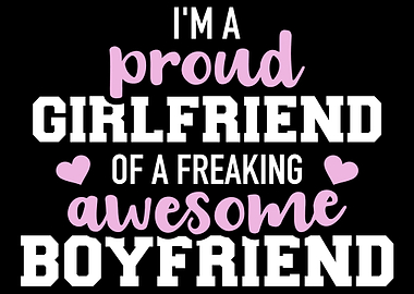 Proud girlfriend of a wond