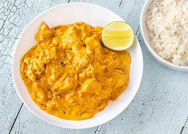 Bowl of chicken curry