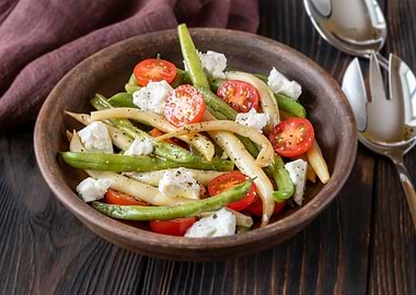 Green and yellow beans