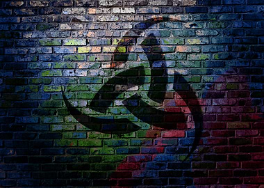 retro dark wall odins horn