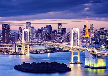 Tokyo Japan City Night