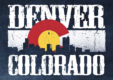 Denver Colorado Cityscape
