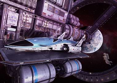 Space Station the traveler