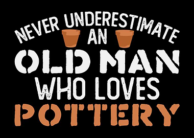 Grandpa Pottery Old Man
