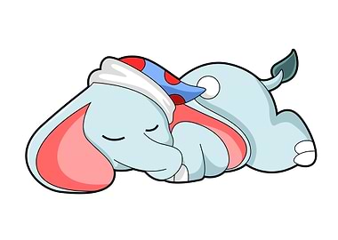 Elephant Sleeping