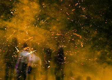 Oneiric Art Yellow Black