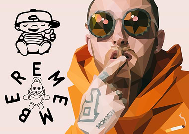 Mac Miller Poster Art