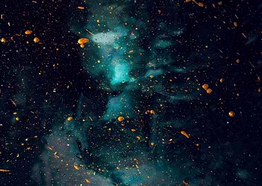 Oneiric Art Teal and Black