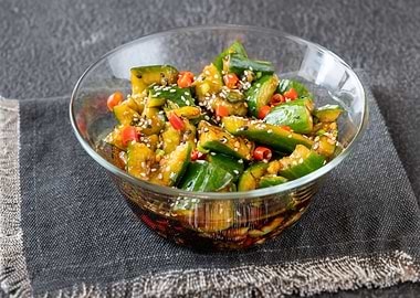 Chinese smashed cucumbers