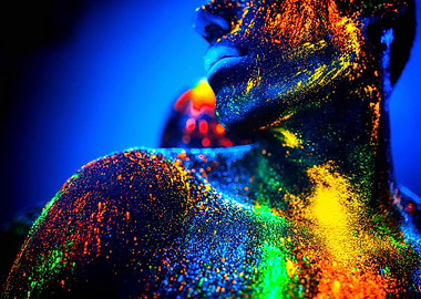 Blacklight Color Splash