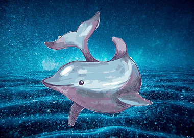 Cute dolphin