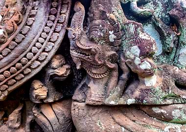 Basrelief in Prasat Bayon