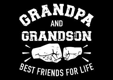 Grandpa and grandson frien