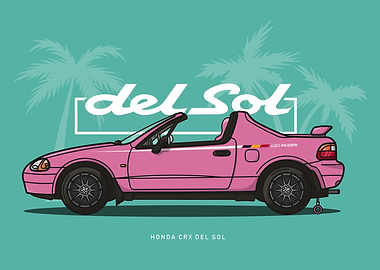 City Pop Del Sol Sideview