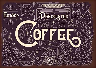 Vintage Coffee Sign