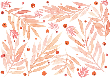 Abstract coral plants and