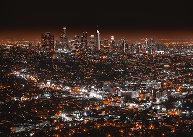 Los Angeles USA City Night