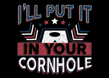 Cornhole Player Team Bean