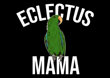Eclectus Mama Parrot Bird