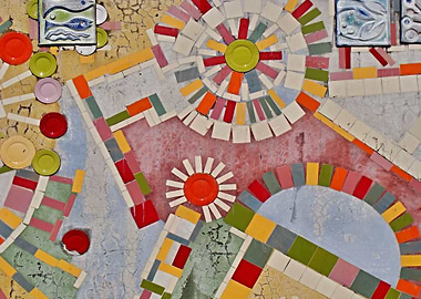 Colorful tile facade 02