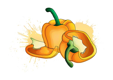 Bell pepper print