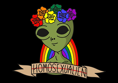 Gay Pride Queer Alien Fan