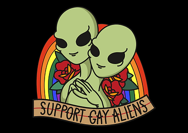 Gay Pride Queer Alien Fan