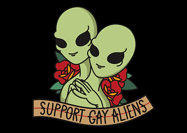 Gay Pride Alien Fan