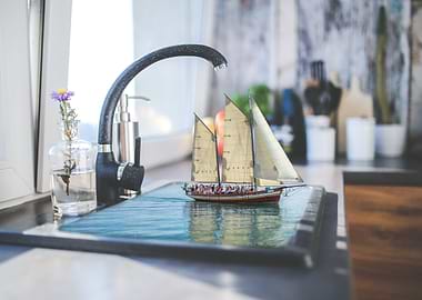 Sailing in a sink