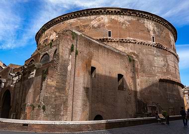 Pantheon Temple In Rome