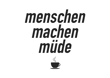Menschen machen muede hell