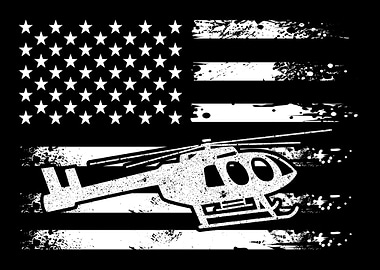 Retro Helicopter Pilot