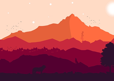 Minimalist Mountains