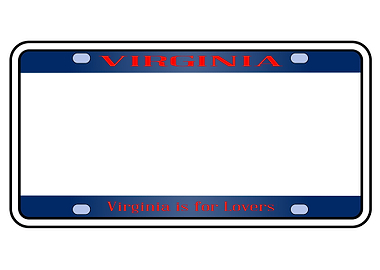 Blank Virginia Plate