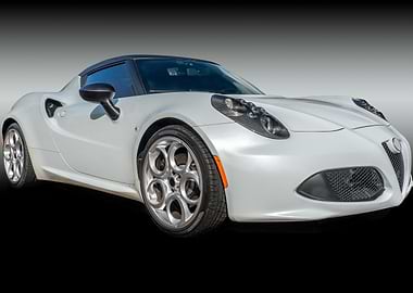 White sports car envy