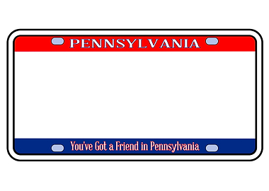 Blank Pennsylvania License