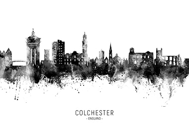 Colchester Skyline England