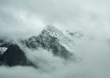 Summit mountain scape