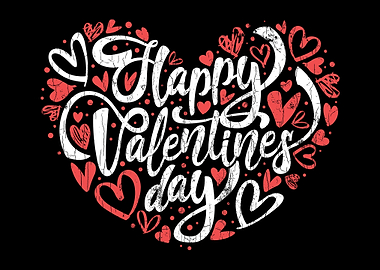 Red Happy Valentines Day S