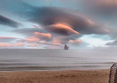 Sunset on the Baltic