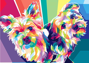 Dog Pet Popart
