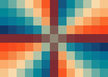 Tartan squares geometries