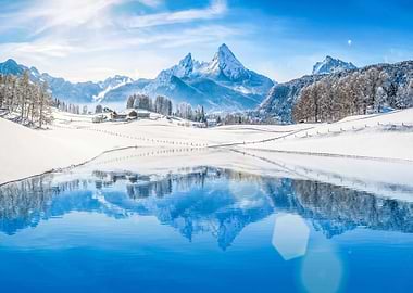 Swiss Alps Winter Snow